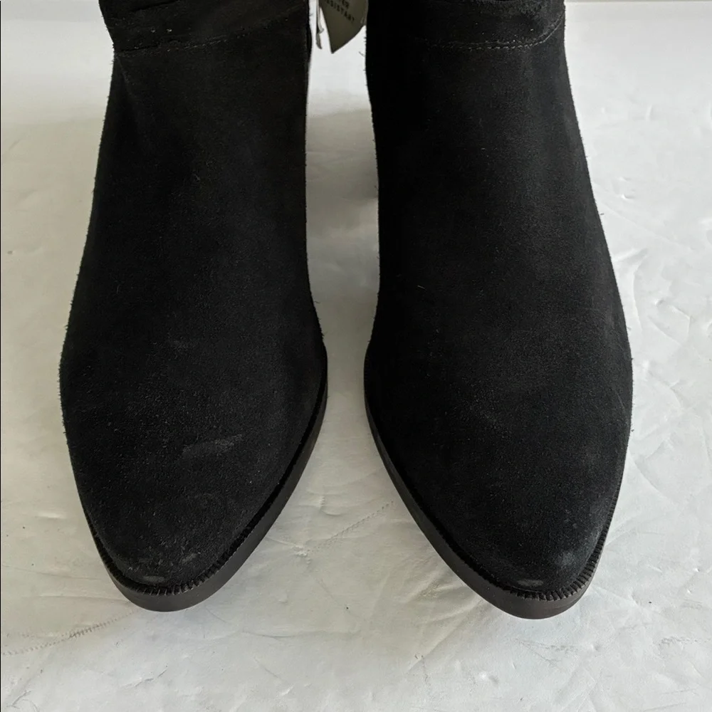 COLE HAAN Women's Maple Water Resistant Bootie Ankle Boot Black Suede Size 9 NWT - Picture 6 of 8